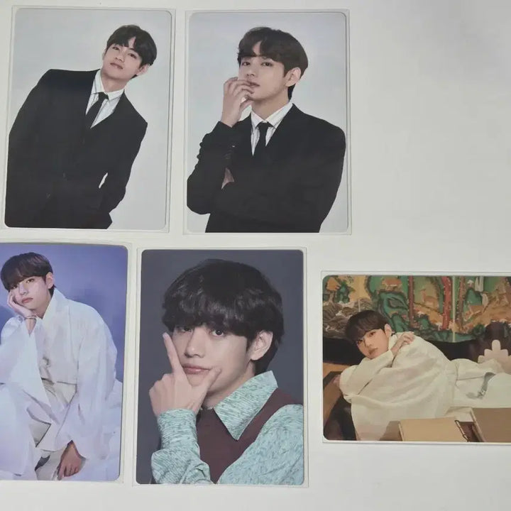 [BUNJANG] BTS V Official Photocard Bundle Set / BTS 뷔 V 태형 공식 미니포카 5장 일괄양도