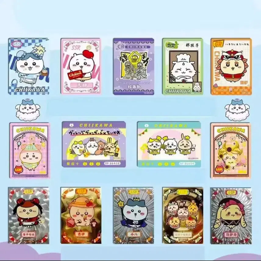 [BUNJANG] Chiikawa Character Card Collection Bundle Set / 치이카와 캐릭터 카드 컬렉션 10팩 일괄
