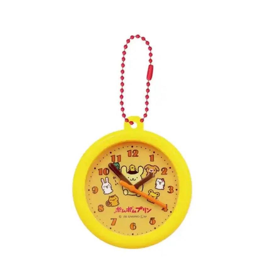 [BUNJANG] Sanrio Characters Retro Wall Clock Clip Keyring / 산리오 캐릭터즈 레트로 벽시계 클립 키링 가챠 (선택 가능)