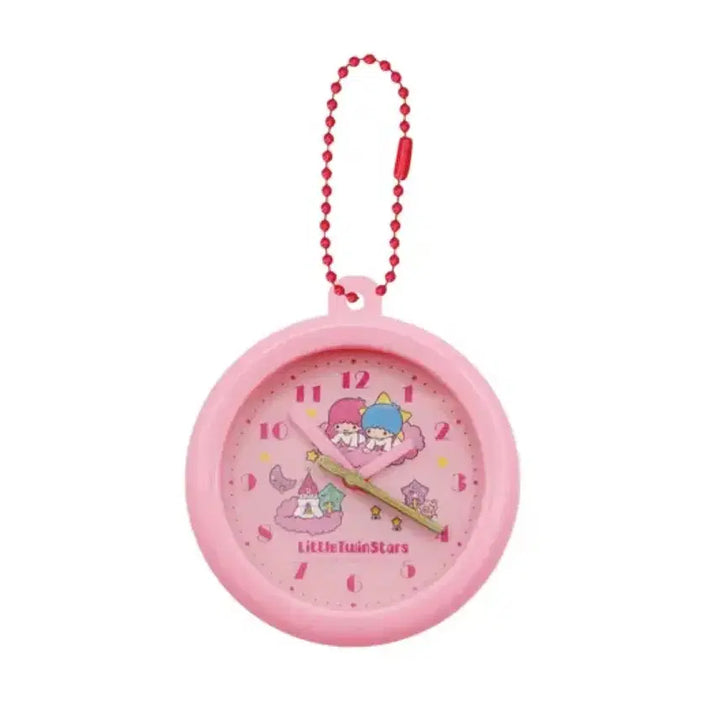 [BUNJANG] Sanrio Characters Retro Wall Clock Clip Keyring / 산리오 캐릭터즈 레트로 벽시계 클립 키링 가챠 (선택 가능)
