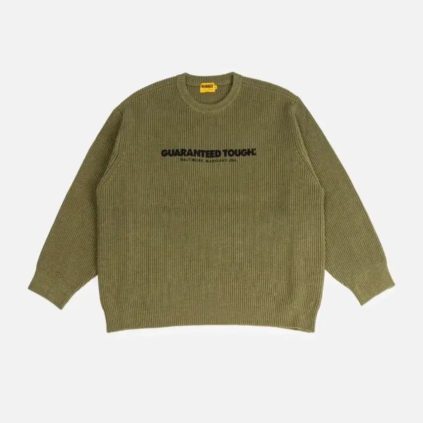 [BUNJANG] DEWALT Maryland Heavy Sweater (Khaki) / DEWALT MARYLAND HEAVY SWEATER (KHAKI)