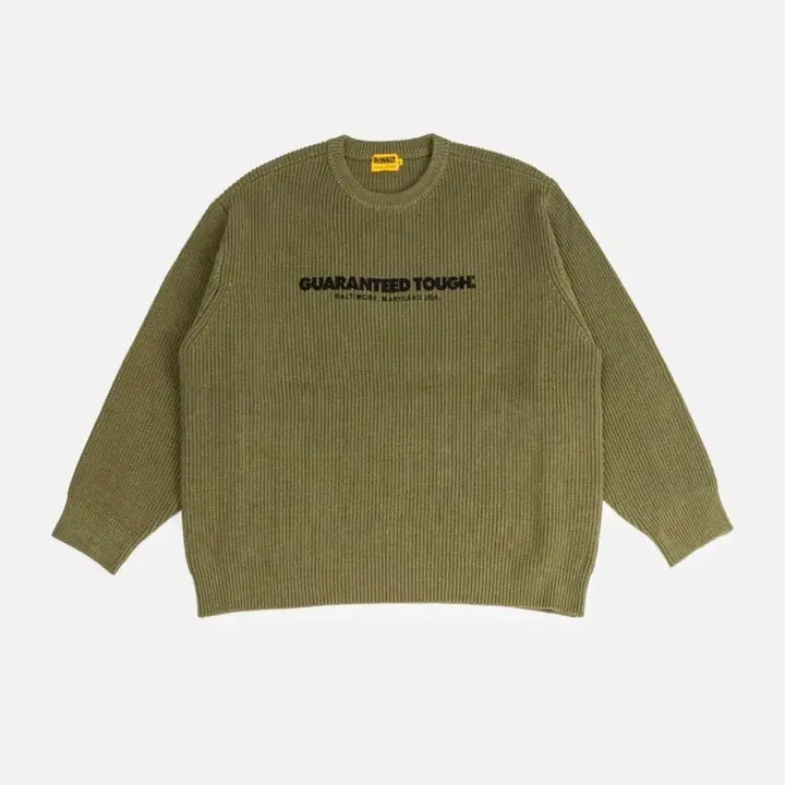 [BUNJANG] DEWALT Maryland Heavy Sweater (Khaki) / DEWALT MARYLAND HEAVY SWEATER (KHAKI)