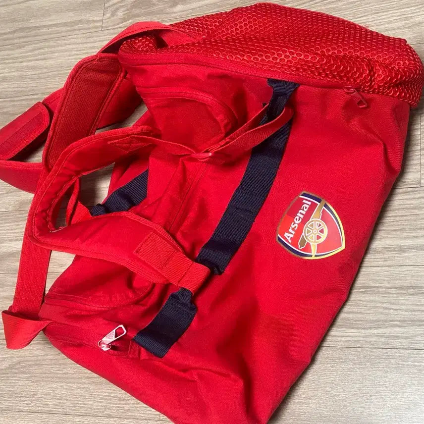 [BUNJANG] Adidas Arsenal FC Red Backpack Duffel Bag / 아디다스 아스날 FC 레드 백팩 가방 더플팩