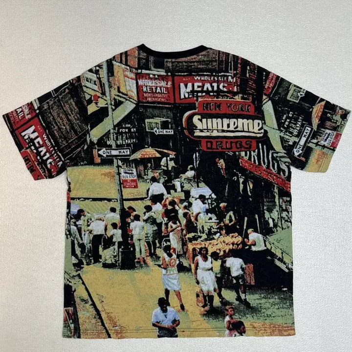 [BUNJANG] Supreme Jacquard S/S T-shirt XL / 슈프림 스트릿씬 자카드S/S 반팔티셔츠 XL