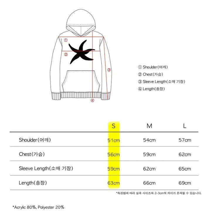 [BUNJANG] The Coldest Moment Starfish Logo Knit Hoodie / 더콜디스트모먼트 니트 후드 starfish logo