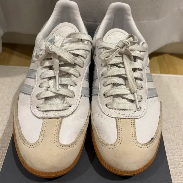 [BUNJANG] Adidas Samba Cloud White Sneakers / 아디다스 삼바 클라우드 화이트