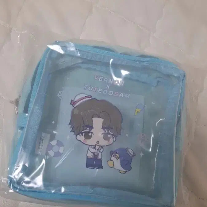 [SOLD OUT] 세븐틴 버논x턱시도샘 콜라보 파우치