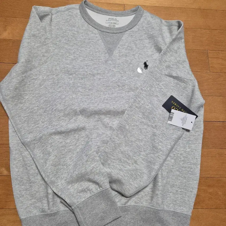 [BUNJANG] Polo Ralph Lauren Gray Sweatshirt / [새상품] 폴로 랄프로렌 맨투맨 그레이 S