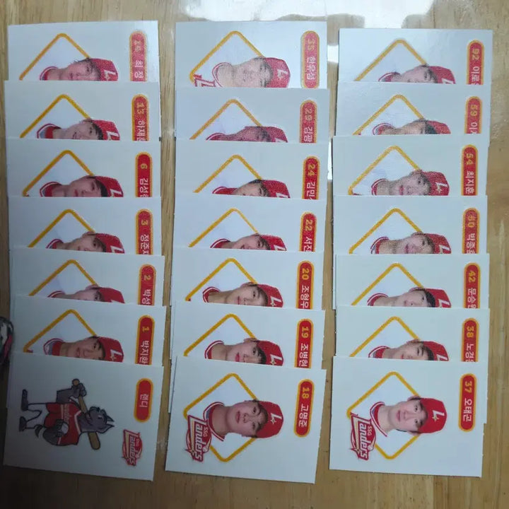 [BUNJANG] KBO Baseball Sticker Full Set / 크보빵띠부씰