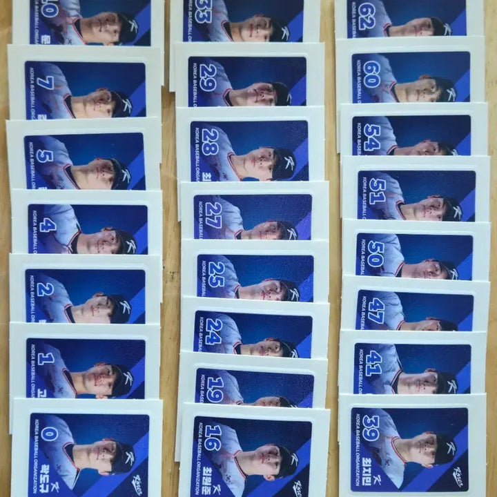 [BUNJANG] KBO Baseball Sticker Full Set / 크보빵띠부씰