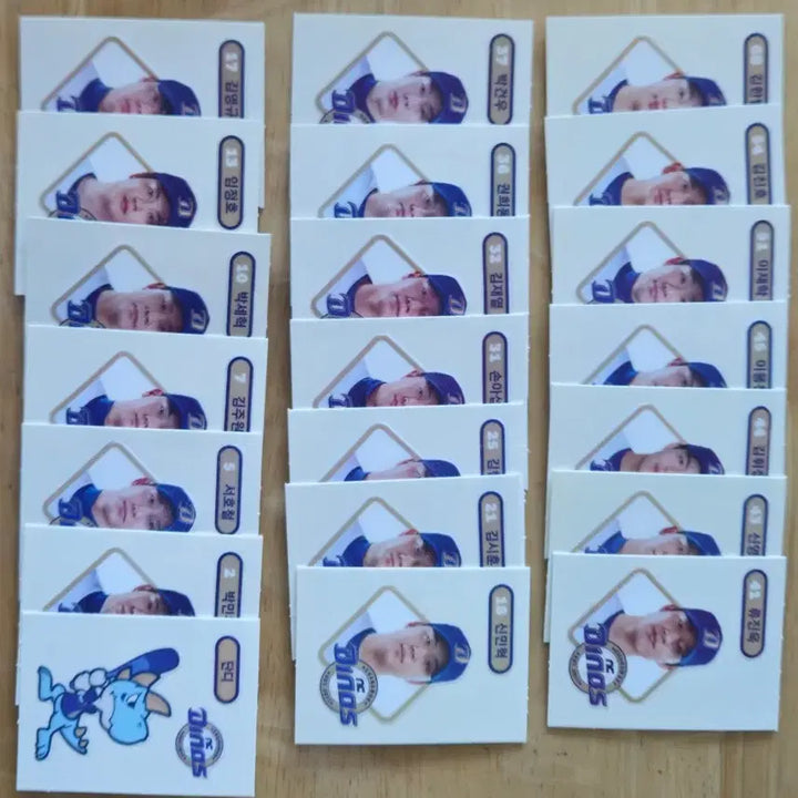 [BUNJANG] KBO Baseball Sticker Full Set / 크보빵띠부씰