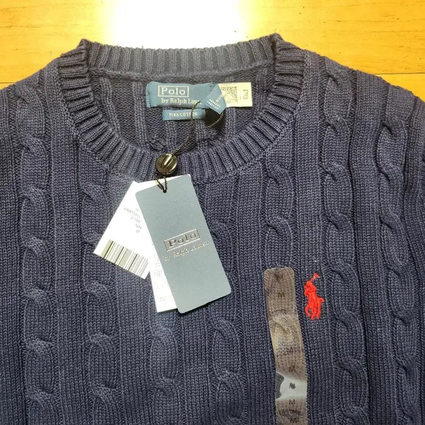 [BUNJANG] Polo Ralph Lauren Knit Navy M / [새상품] 폴로 랄프로렌 니트 네이비 M