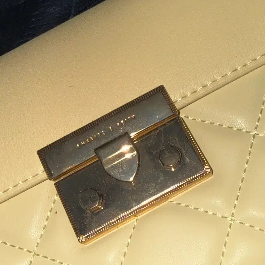 [BUNJANG] Charles &amp; Keith Quilted Mini Crossbody Bag / 찰스앤키스 퀄팅 미니백