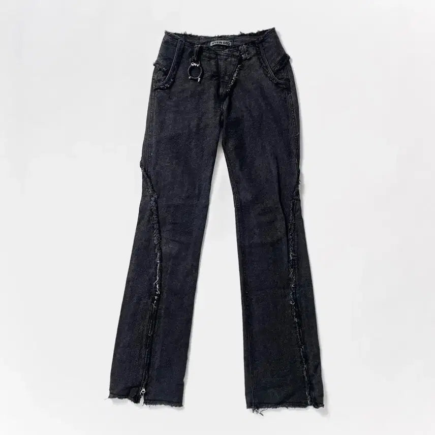 [BUNJANG] Hyein Seo Charcoal Low-Rise Denim Pants / 혜인서 챠콜 로우라이즈 데님 팬츠