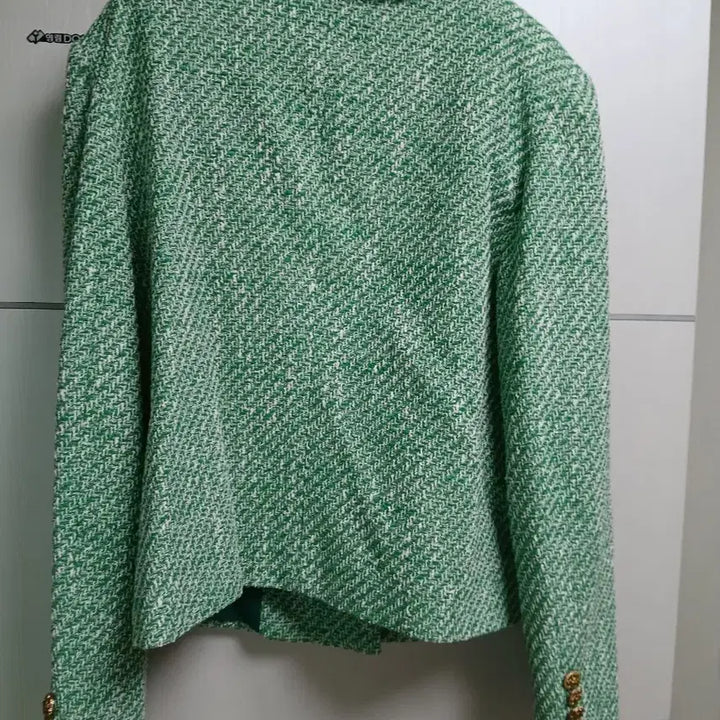 [SOLD OUT] 헬더 트위드 자켓 그린