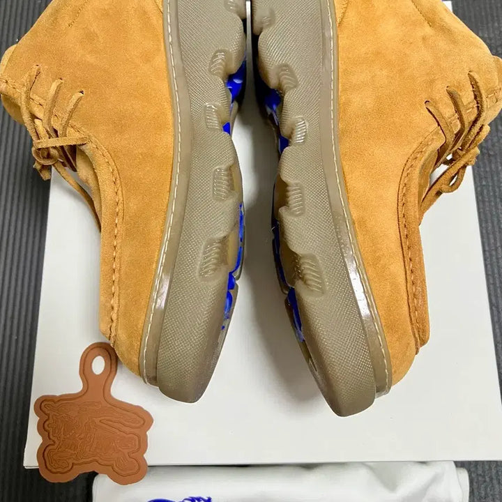 [BUNJANG] Burberry Suede Creeper Mid Shoes / [43.5] 버버리 스웨이드 크리퍼 미드
