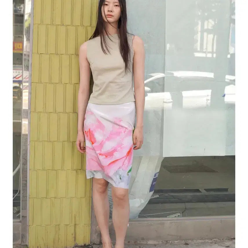 [BUNJANG] NUA NUA Rose Skirt (Size 2) / 누아누 로즈 스커트 (2사이즈)