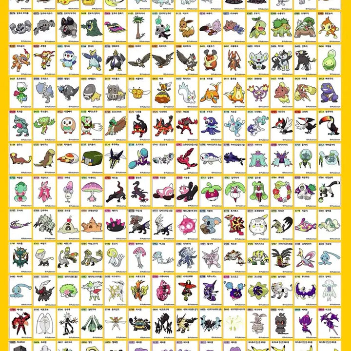 [BUNJANG] Pokemon Season 4 Tteokbokki Stickers / 포켓몬시즌4 띠부씰 팝니다