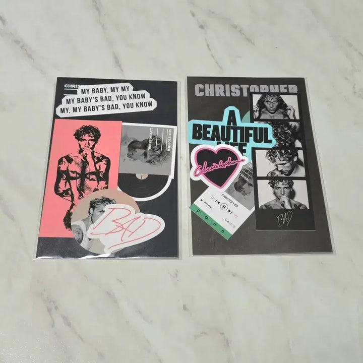 [BUNJANG] Christopher 2024 Live in Seoul Sticker Pack / 크리스토퍼 2024 라이브인서울 내한 공연 콘서트 엠디 굿즈 스티커팩
