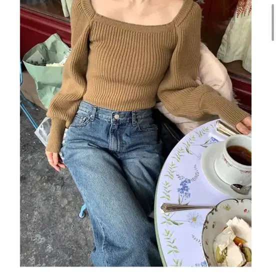 [BUNJANG] ONLY FLILY Cozy Hour Puff Knit / 프릴리 [ONLY FLILY] Cozy Hour Puff Knit