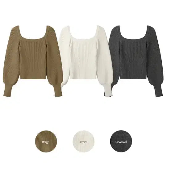 [BUNJANG] ONLY FLILY Cozy Hour Puff Knit / 프릴리 [ONLY FLILY] Cozy Hour Puff Knit