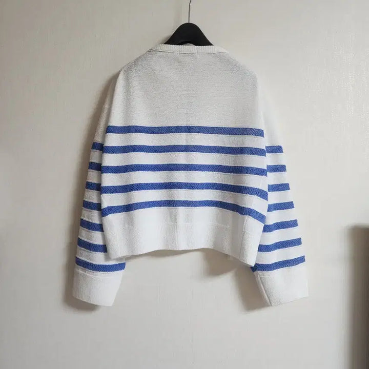 [SOLD OUT] (새상품) 시스템 크로셰 스트라이프 가디건 봄여름 가디건 한섬