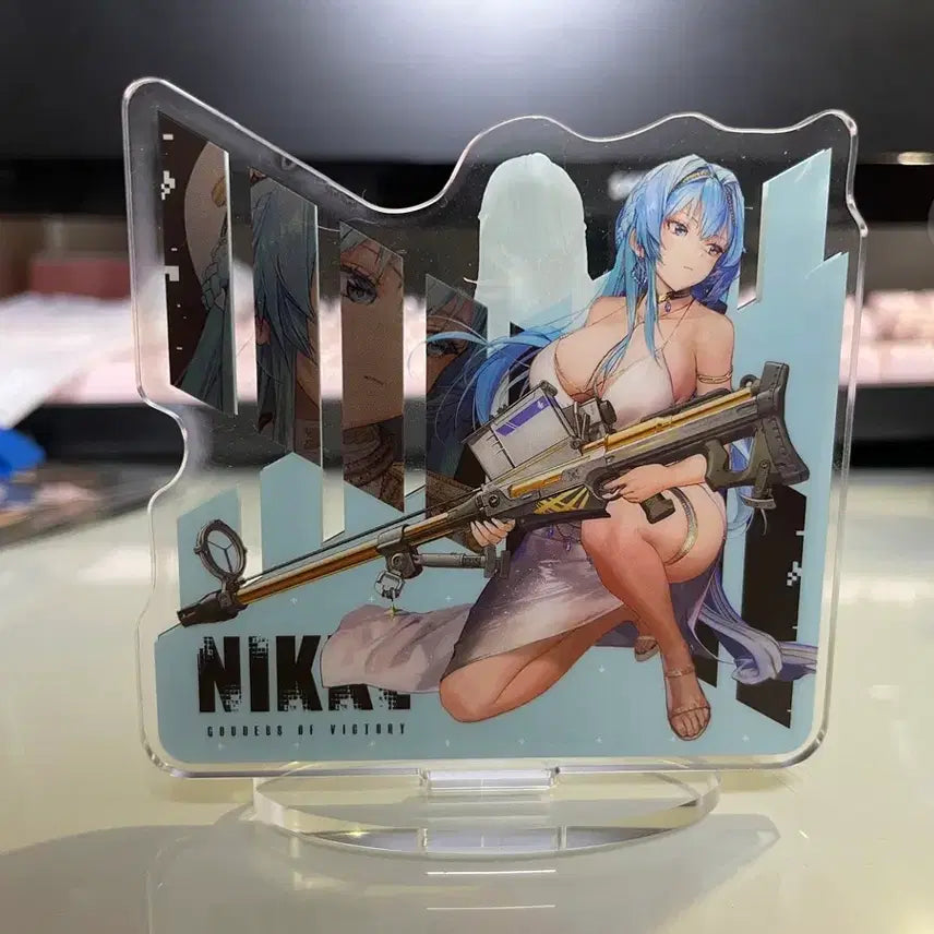 [BUNJANG] Nikke Helm Acrylic Stand / 니케 쿠지 헬름 아크릴스탠드