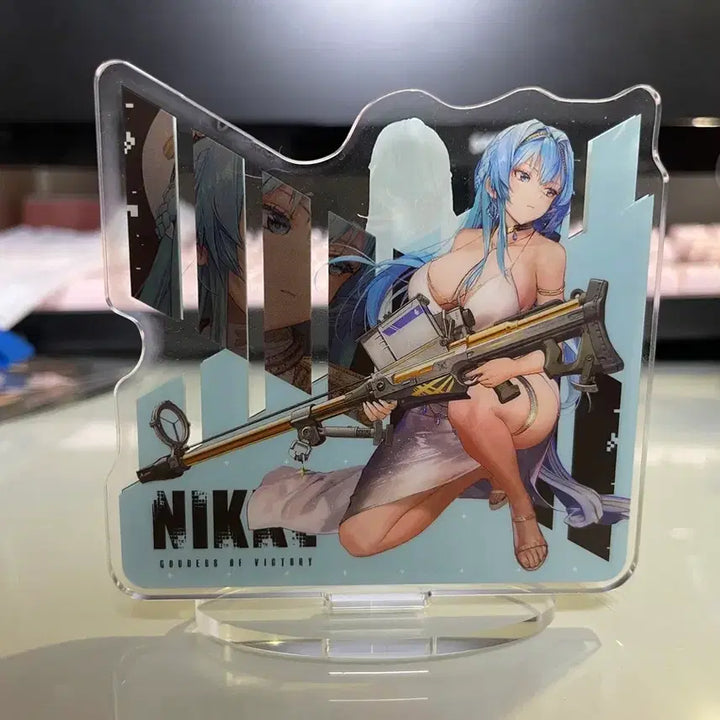 [BUNJANG] Nikke Helm Acrylic Stand / 니케 쿠지 헬름 아크릴스탠드