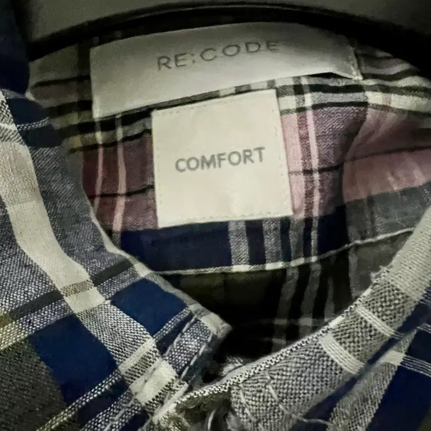 [BUNJANG] re;code Denim Patchwork Shirt / [m] re;code 래코드 데님 패치워크 셔츠