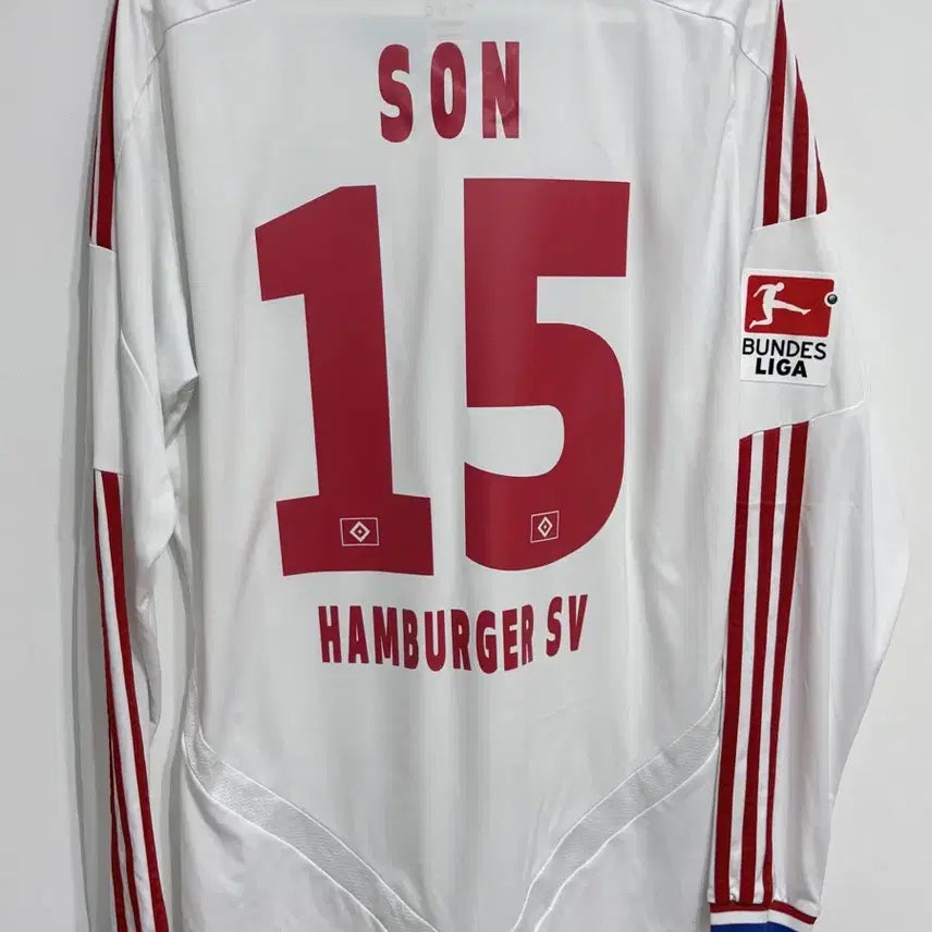 [BUNJANG] Hamburg 11/12 Home Son Heung-min Football Jersey (Size L) / 11/12 함부르크 홈 손흥민 유니폼 L