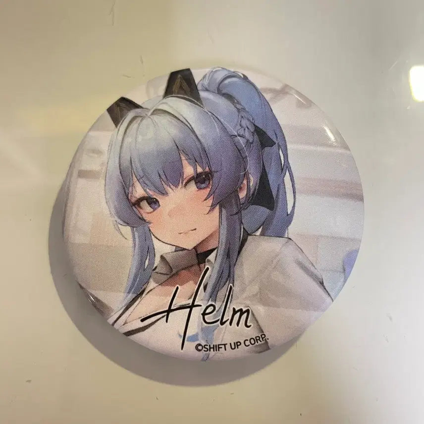 [BUNJANG] NIKKE Mofun Helm Office Badge / 니케 모펀 헬름 오피스 캔뱃지