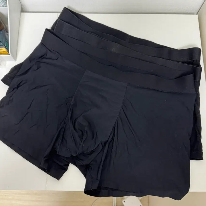 [BUNJANG] SPAO Modal Boxer Briefs Black XL (3-Pack) / 스파오 모달 드로즈 블랙 XL 사이즈 3장 팝니다. 팬티