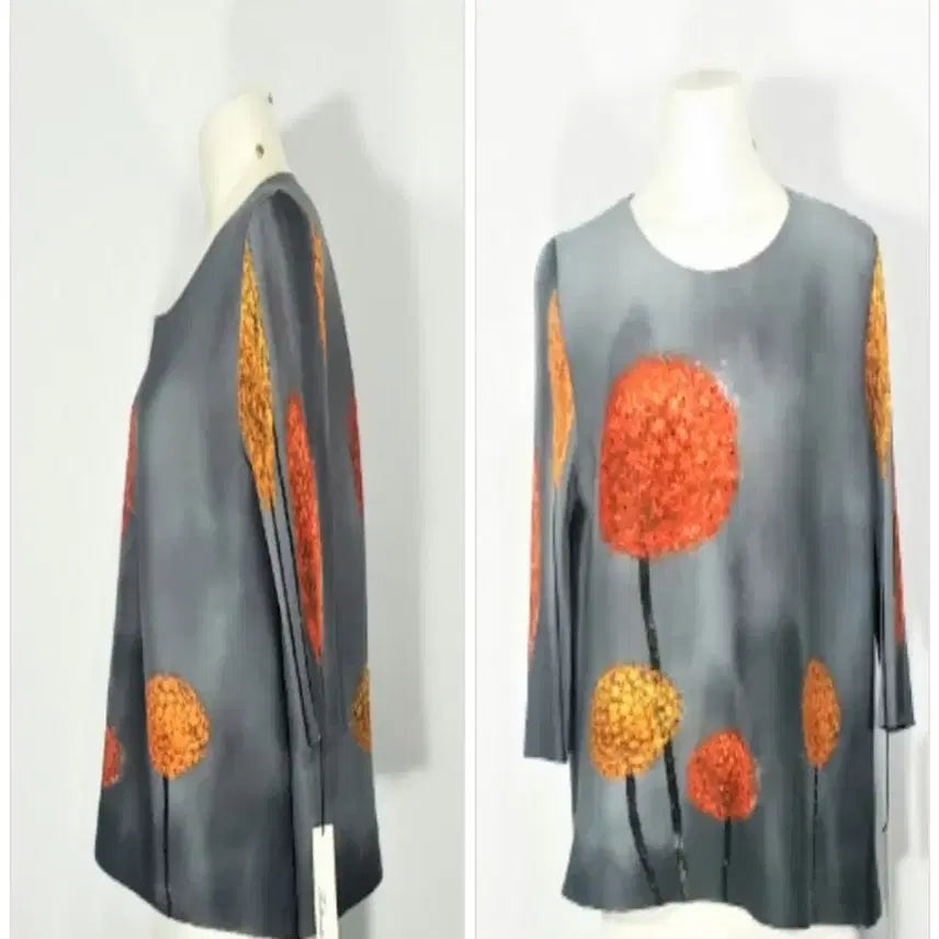 [BUNJANG] Vanessa Ricci Pleated Box Blouse / 바네사리찌 / 사선2턱플리츠 / 박스 블라우스  / 통통77까지/기장55
