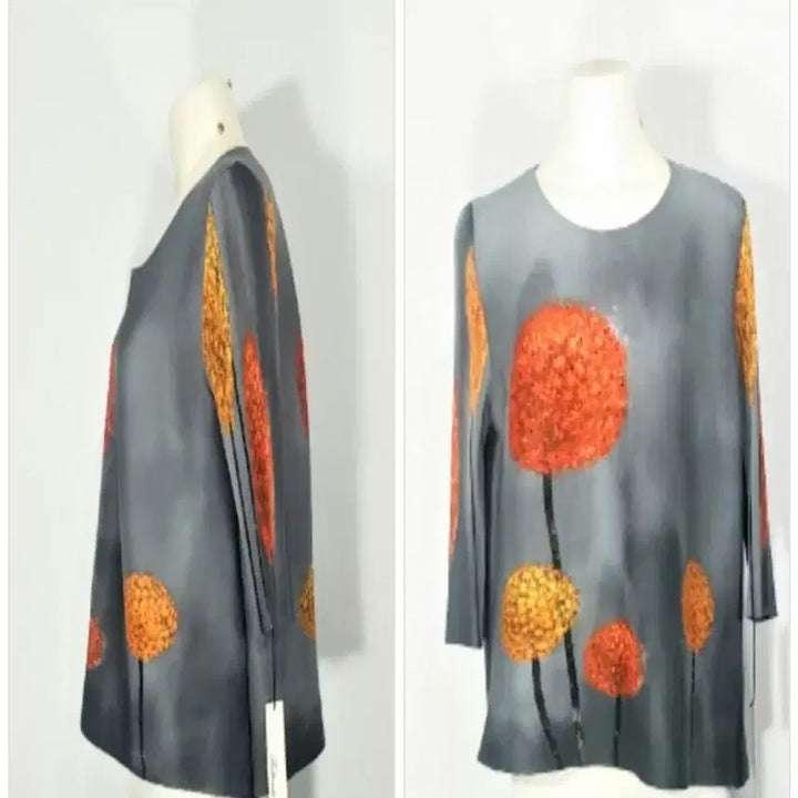 [BUNJANG] Vanessa Ricci Pleated Box Blouse / 바네사리찌 / 사선2턱플리츠 / 박스 블라우스  / 통통77까지/기장55