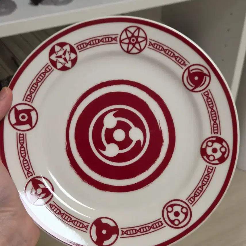 [BUNJANG] Naruto Sharingan Plate / 나루토 마음을 비추는 붉은 눈동자 e상 사륜안접시