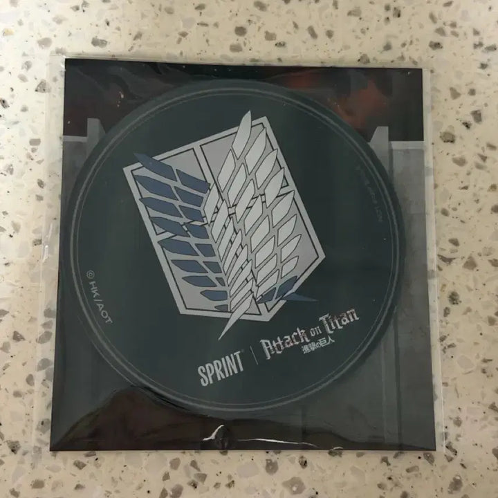 [BUNJANG] GS25 Attack on Titan Acrylic Cup Coaster / 미개봉, 새상품) gs25 진격의거인 컵 코스터 / gs25 스프린트