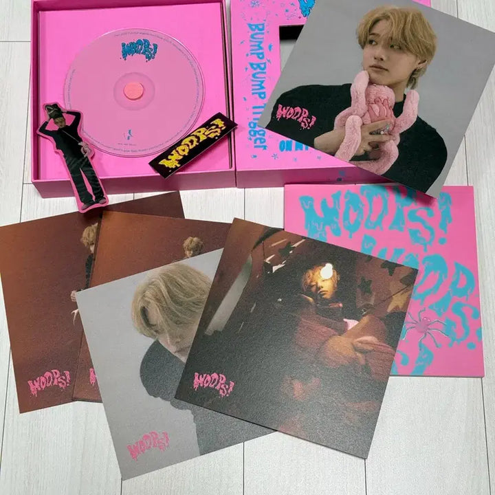 [BUNJANG] Woodz Oops Album Unsealed Album / 우즈 웁스 앨범 구성품샷O 범범 개봉앨범 조승연