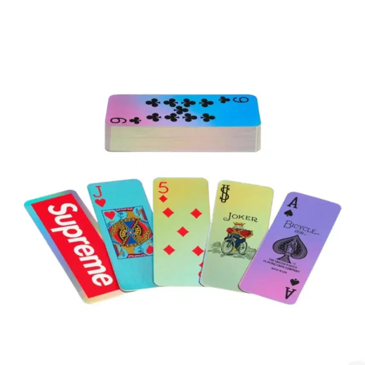 [BUNJANG] Supreme Bicycle Holographic Slice Card / 슈프림 바이시클 홀로그래픽 슬라이스 카드 홀로그래픽