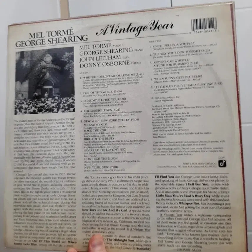 [BUNJANG] Mel Torme Live Album / Mel torme lp