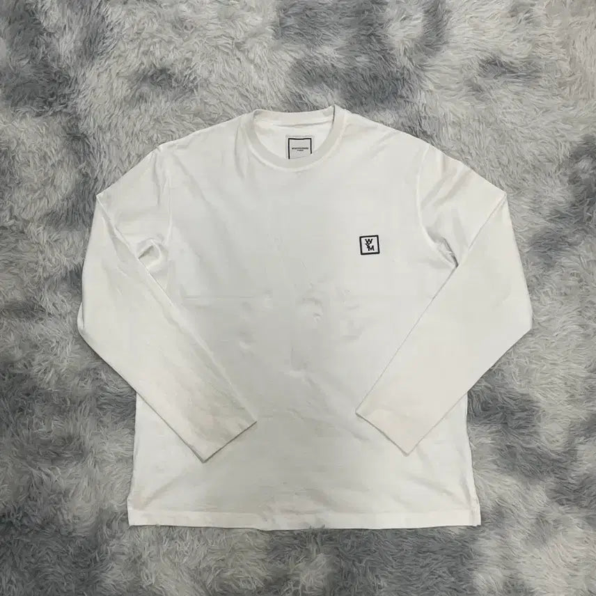 [BUNJANG] Wooyoungmi Back Logo Long Sleeve Shirt [Size 46] / 우영미 백로고 롱슬리브 티셔츠 [46]