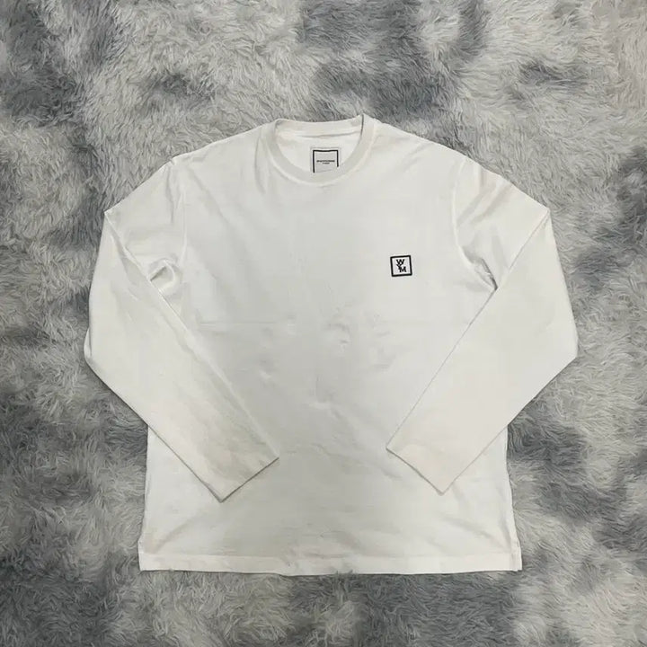 [BUNJANG] Wooyoungmi Back Logo Long Sleeve Shirt [Size 46] / 우영미 백로고 롱슬리브 티셔츠 [46]