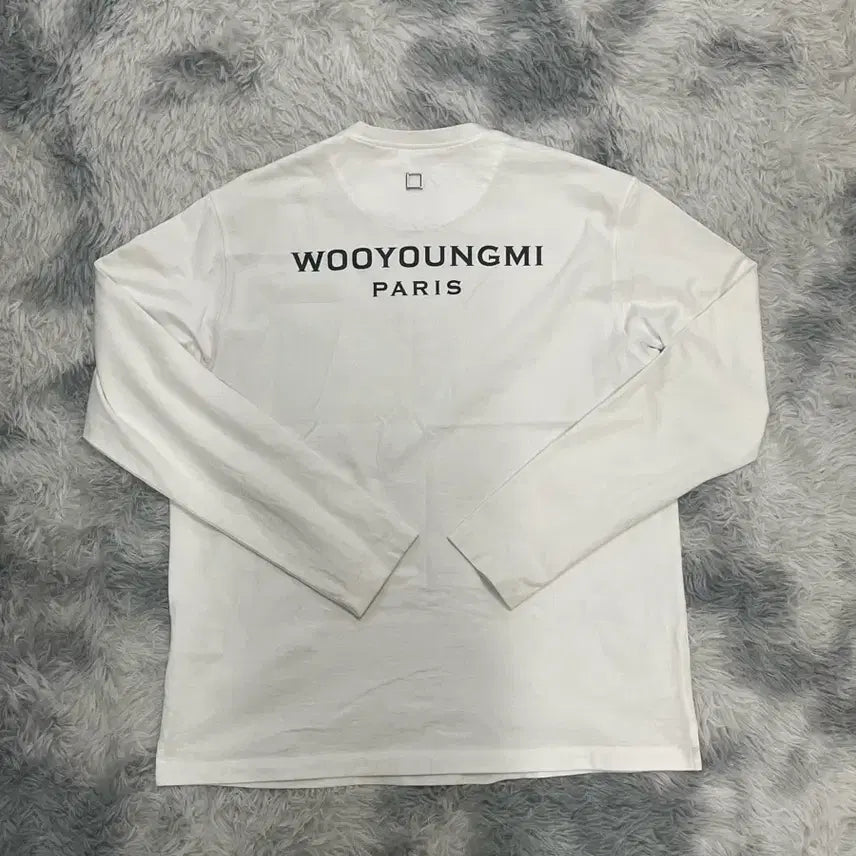 [BUNJANG] Wooyoungmi Back Logo Long Sleeve Shirt [Size 46] / 우영미 백로고 롱슬리브 티셔츠 [46]