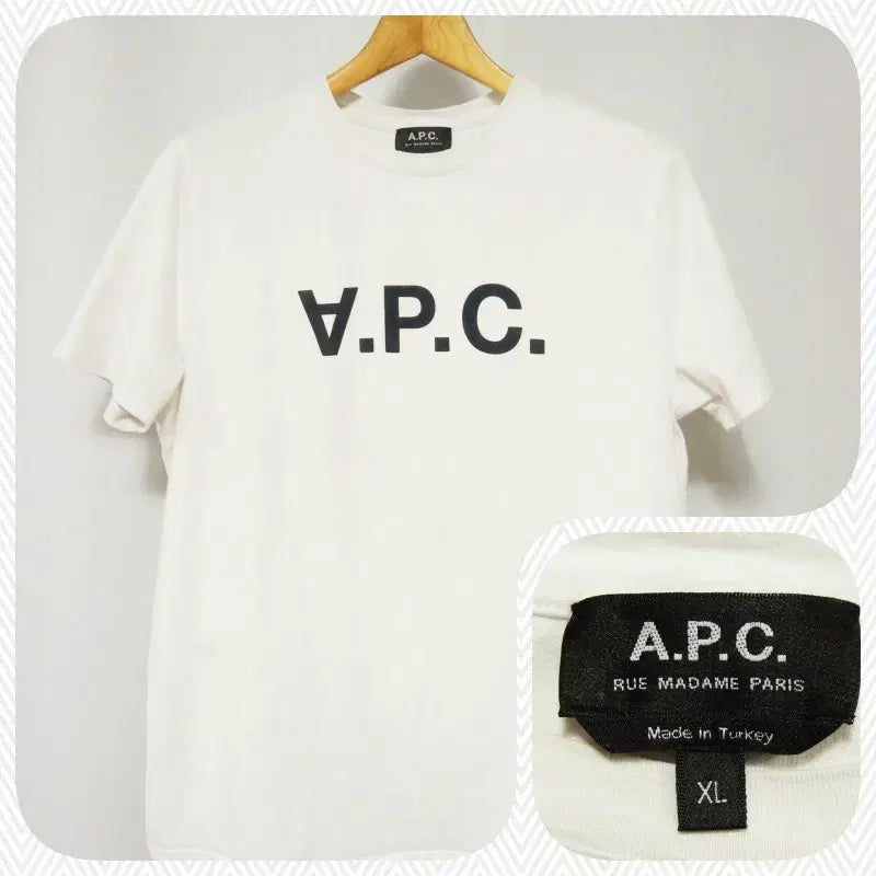 [BUNJANG] APC White Round T-Shirt (Men&