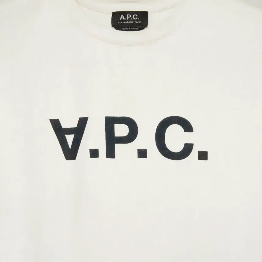 [BUNJANG] APC White Round T-Shirt (Men&