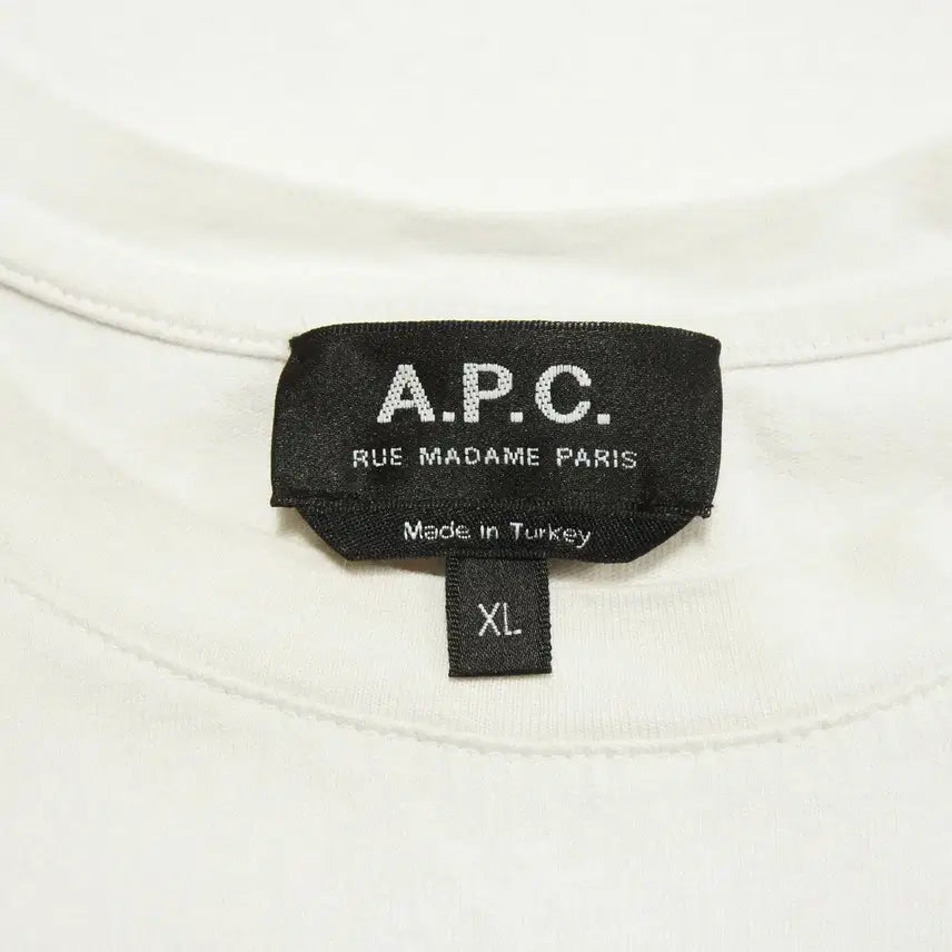 [BUNJANG] APC White Round T-Shirt (Men&