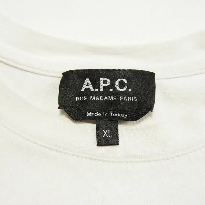 [BUNJANG] APC White Round T-Shirt (Men&