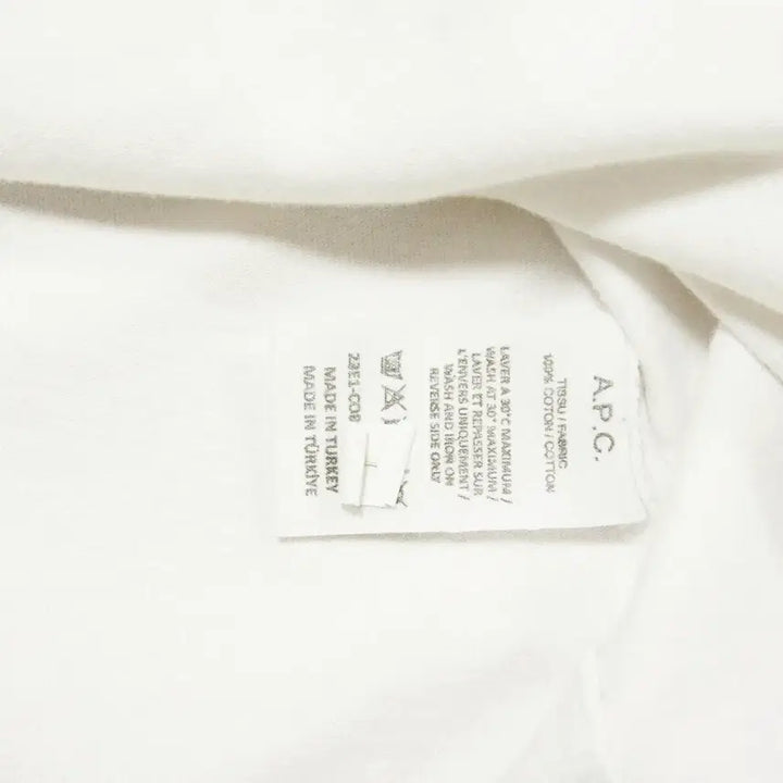 [BUNJANG] APC White Round T-Shirt (Men&
