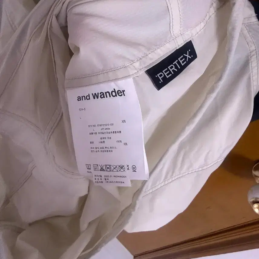 [BUNJANG] and Wander Pertex Wind Jacket - Size L / 앤드원더 퍼텍스 윈드자켓 L