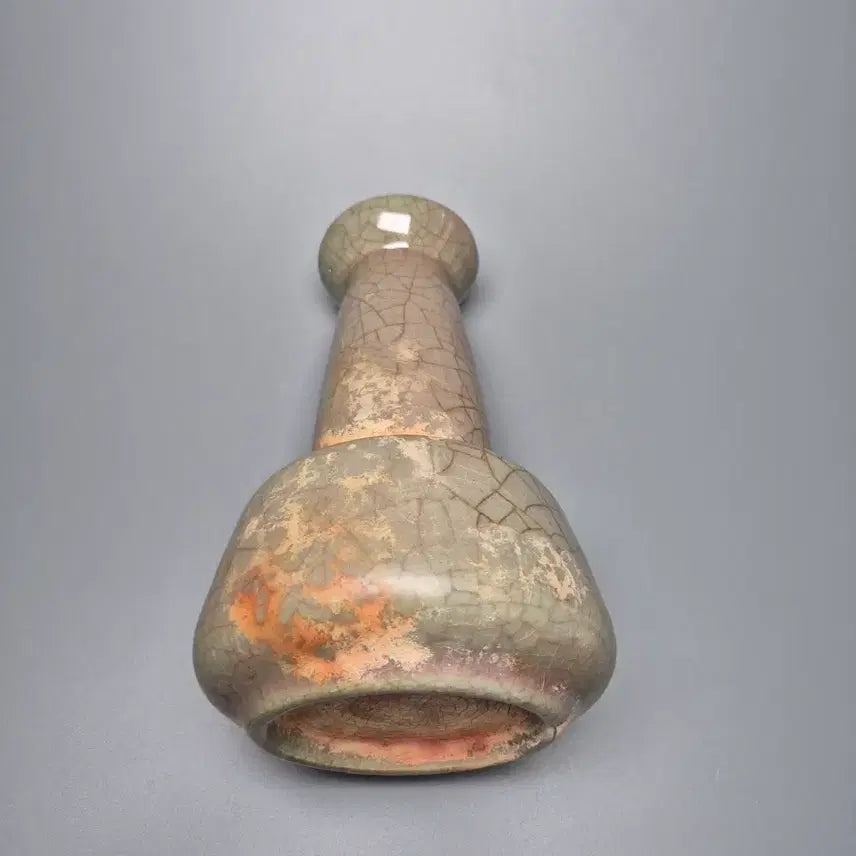 [BUNJANG] Song Dynasty Celadon Porcelain Vase / 송대 가요 청자 회백유 유빙렬 출토 반구병