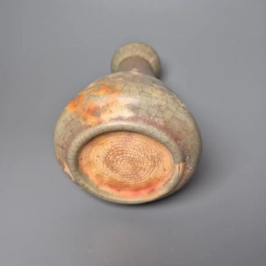 [BUNJANG] Song Dynasty Celadon Porcelain Vase / 송대 가요 청자 회백유 유빙렬 출토 반구병